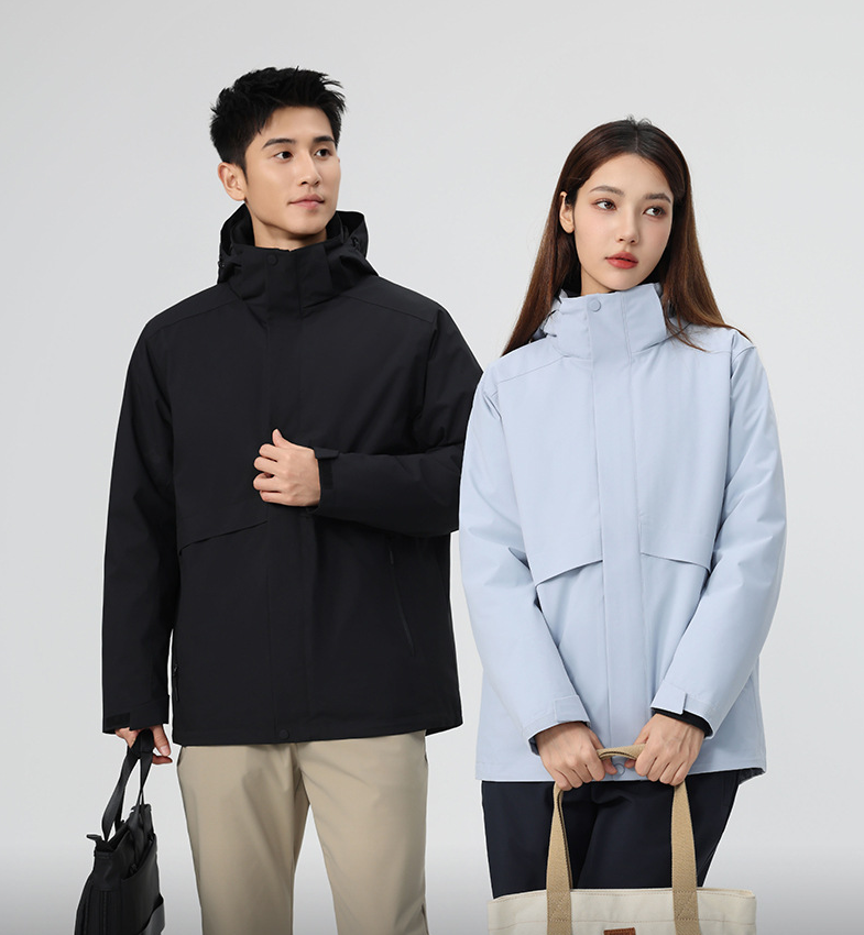 Men's 3-in-1 Winter Jacket with 90% White Duck Down | Waterproof Windproof Hiking Coat | All-Season Outdoor Protection | 251905