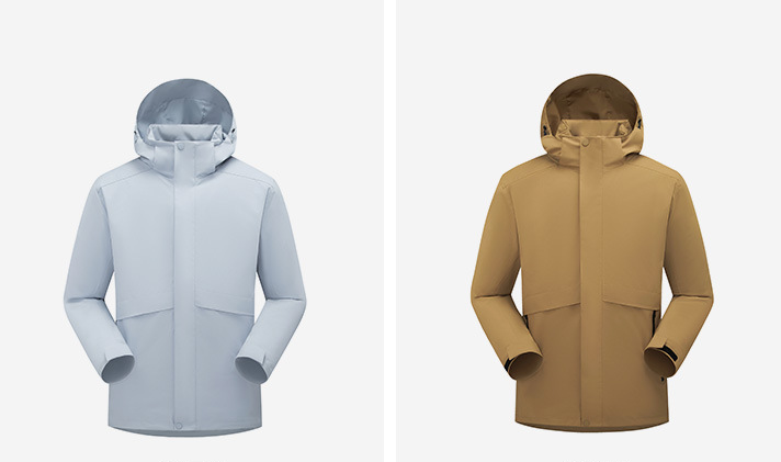 Men's 3-in-1 Winter Jacket with 90% White Duck Down | Waterproof Windproof Hiking Coat | All-Season Outdoor Protection | 251905