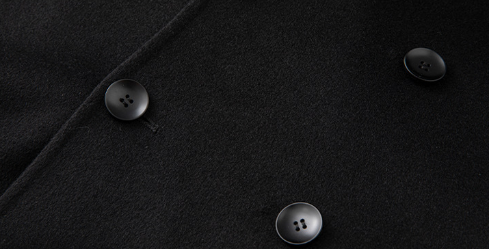 Ekeweer Longline 100% Wool Coat for Tall Men | Double-Faced Wool Overcoat | Handcrafted Fall & Winter Long Trench Coat | 86765