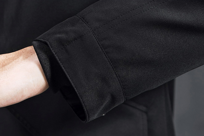 Aourun Men's Long Parka with Fox Fur Trim | 2025 Winter Hooded Jacket | Plush Mid-Length Faux Fur Lined Coat | 210