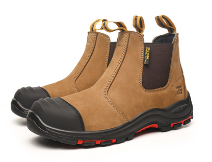 Zhengu Composite Toe Safety Shoes European Standard Slip-On Work Boots Anti-Puncture & Electrical Hazard Protection | L603