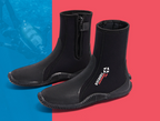DIVE& SAIL 5MM Neoprene Dive Boots | High-Top Water Shoes for Surfing, Snorkeling & Beach | Anti-Slip Aqua Socks | D551178N