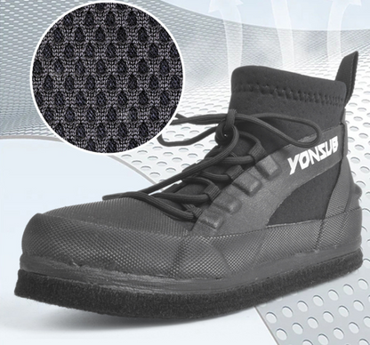 Yonsub Drainage Fishing Shoes | Quick-Dry Aqua Socks for Rock & Jetty Fishing | Anti-Slip & Cut-Resistant Water Shoes | YZ034