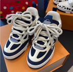 Unisex Donut Thick-Soled Dad Sneakers | Height-Increasing Chunky Trainers | Fashion Casual Lace-Up Sports Shoes | 12124