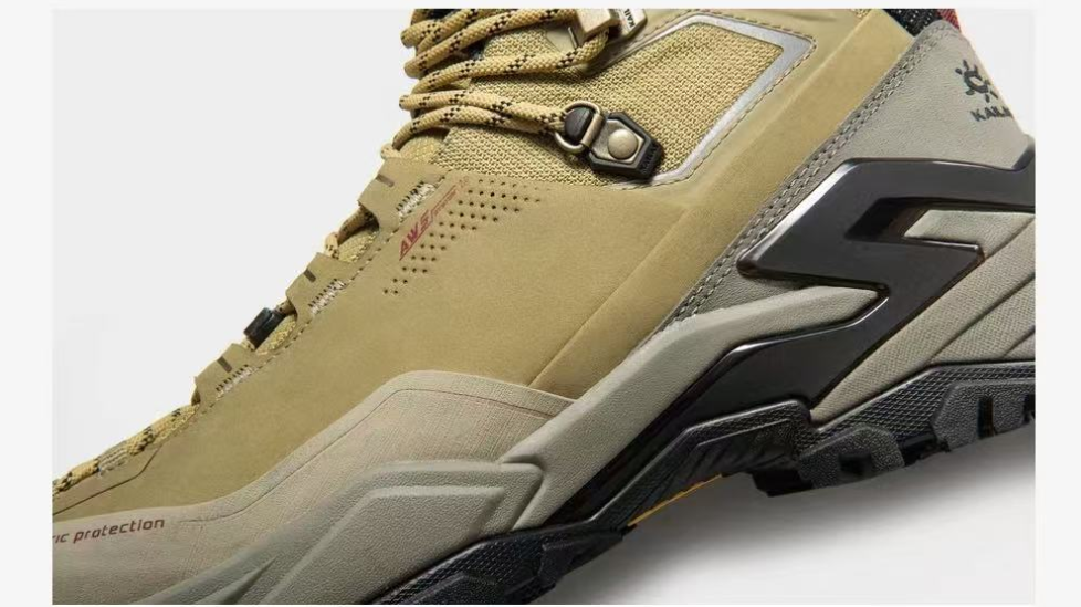 KAI LAS MT5-GTX Mid Hiking Shoes Men's Waterproof Leather Trekking Boots Non-Slip Outdoor Trail Footwear