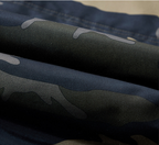 Men's Versatile Camouflage Fleece-Lined Military Jacket with Fur Hood & Multi Pockets