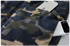 Men's Versatile Camouflage Fleece-Lined Military Jacket with Fur Hood & Multi Pockets