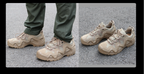 JLXY Tactical Desert Combat Boots Waterproof Insulated Winter Hiking Boots High-Top Outdoor Military Footwear