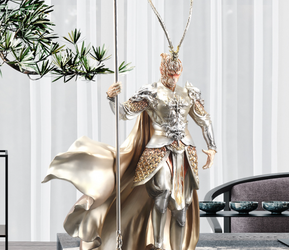 High Quality Sun Wukong Victorious Fighting Buddha Resin Figurine Home Décor | zls000108