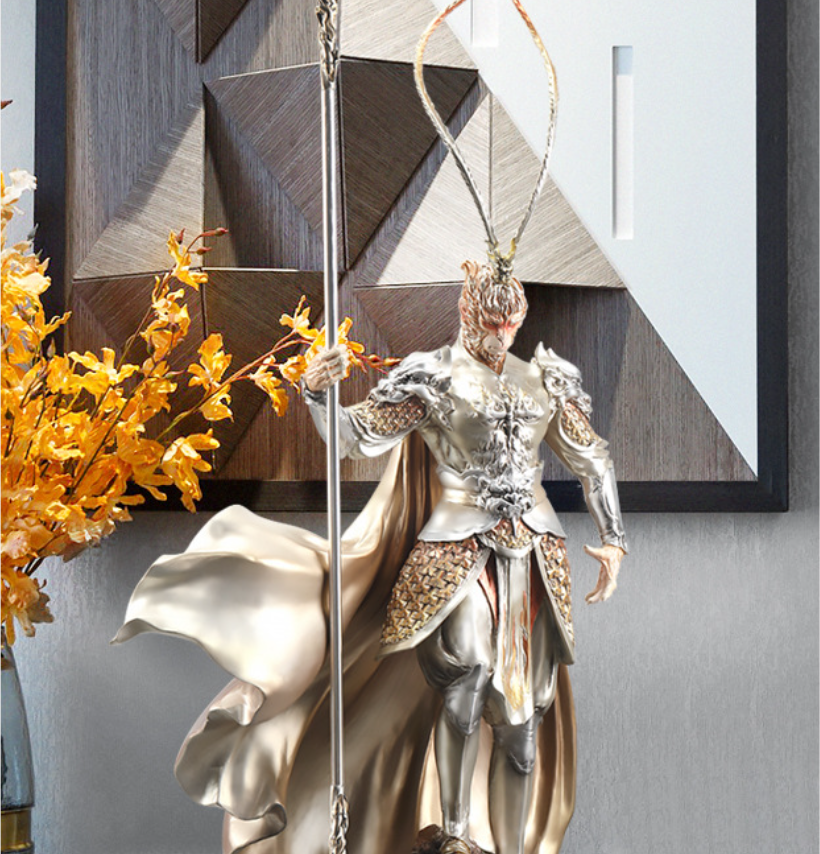 High Quality Sun Wukong Victorious Fighting Buddha Resin Figurine Home Décor | zls000108