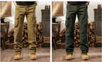 G-Stone Multi-Pocket Cotton Cargo Pants | Men‘s Outdoor Tactical Trousers | Relaxed Straight Leg Hiking & Work Pants | 8558
