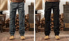 G-Stone Multi-Pocket Cotton Cargo Pants | Men‘s Outdoor Tactical Trousers | Relaxed Straight Leg Hiking & Work Pants | 8558