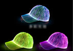 LED Fiber Optic Light Up Hat | Glowing Baseball Cap for Parties, Raves & Festivals | Unisex DJ Hip Hop Glow Cap | YYD0802