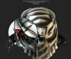 Full Face Motorcycle Helmet Stylish 3-Layer Protective Helmet Predator Evo Motorcycle Helmet PC+ABS High Security Safety Helmet | 883-2