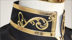 Medieval Royal Prince Jacket | Gold Embroidered Stand Collar Coat | Halloween Noble Cosplay Costume for Men & Women