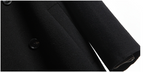 100% Wool Double-Faced Long Coat Men | Premium Tailored Overcoat | Business & Casual Winter Outerwear Wool Trench Coat
