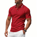 Men’s Quick-Dry Golf Polo Shirt – Short Sleeve Summer Business Casual Top | DS-2108