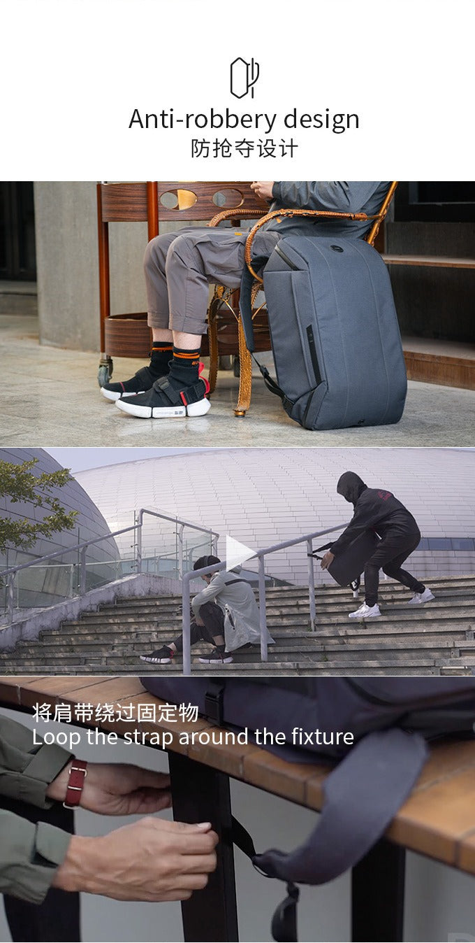 KINCASE Large Capacity Premium Business Laptop & Travel Backpack – Water-Resistant, Anti-Theft, RFID Shield | KC-1816