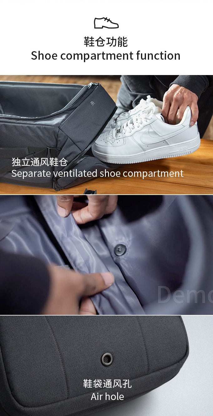 KINCASE Large Capacity Premium Business Laptop & Travel Backpack – Water-Resistant, Anti-Theft, RFID Shield | KC-1816