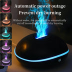 Realistic Flame Effect Aromatherapy Diffuser – 7-Color LED Humidifier USB Powered for Home, Office & Bedroom | SD13