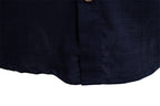 Men's Linen-Blend Shirt - 2025 Spring Slim-Fit Casual Top | SH2025