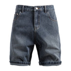 Men's Vintage Straight-Leg Denim Shorts - 2025 Summer Mid-Thigh Casual Jeans Shorts | ST0018