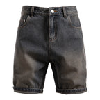 Men's Vintage Straight-Leg Denim Shorts - 2025 Summer Mid-Thigh Casual Jeans Shorts | ST0018