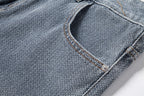 Men's Vintage Straight-Leg Denim Shorts - 2025 Summer Mid-Thigh Casual Jeans Shorts | ST0018