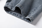 Men's Vintage Straight-Leg Denim Shorts - 2025 Summer Mid-Thigh Casual Jeans Shorts | ST0018