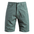 Men's Cotton Casual Cargo Shorts Summer Slim Fit 5-Inch Straight-Leg Short | ST010