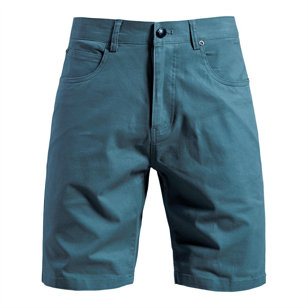 Men's Cotton Casual Cargo Shorts Summer Slim Fit 5-Inch Straight-Leg Short | ST010