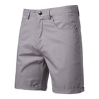 Men's Cotton Casual Cargo Shorts Summer Slim Fit 5-Inch Straight-Leg Short | ST010