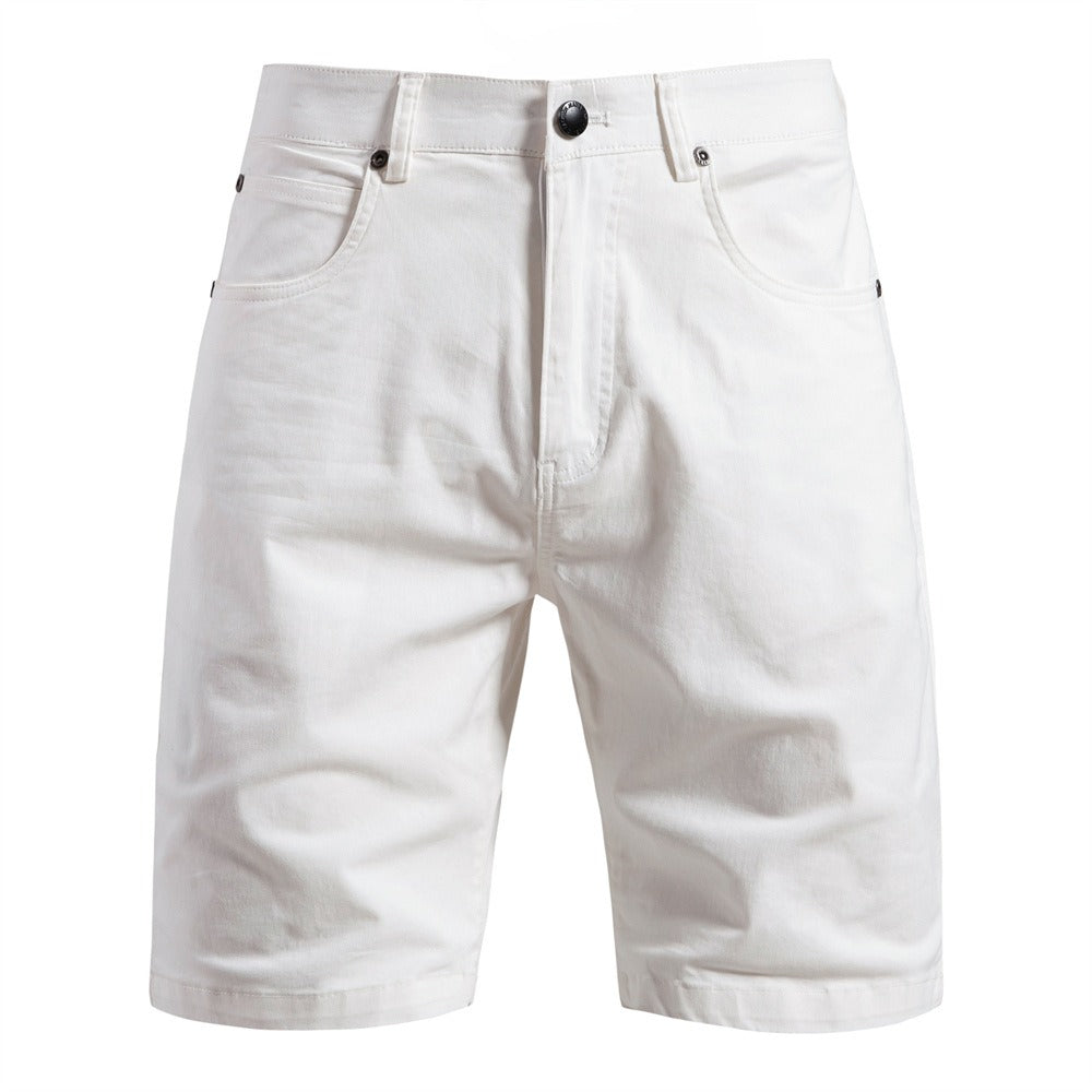 Men's Cotton Casual Cargo Shorts Summer Slim Fit 5-Inch Straight-Leg Short | ST010