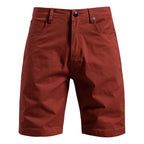 Men's Cotton Casual Cargo Shorts Summer Slim Fit 5-Inch Straight-Leg Short | ST010