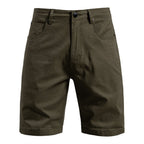 Men's Cotton Casual Cargo Shorts Summer Slim Fit 5-Inch Straight-Leg Short | ST010