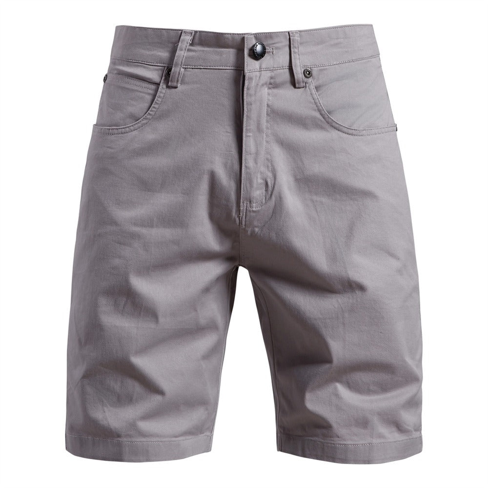 Men's Cotton Casual Cargo Shorts Summer Slim Fit 5-Inch Straight-Leg Short | ST010