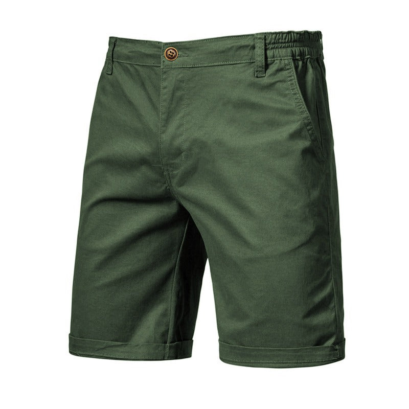 Men's Slim-Fit 5-Inch Cargo Shorts – Cotton Casual Summer Shorts (Plus Sizes) | ST019