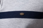 Men’s Half-Zip Stand Collar Knit Sweater – Colorblock Casual Pullover | SW135