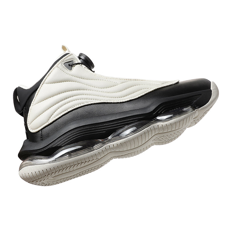 Men’s High-Top Basketball Shoes with Rotating Strap & Air Cushion – Street Sport Sneakers | A329