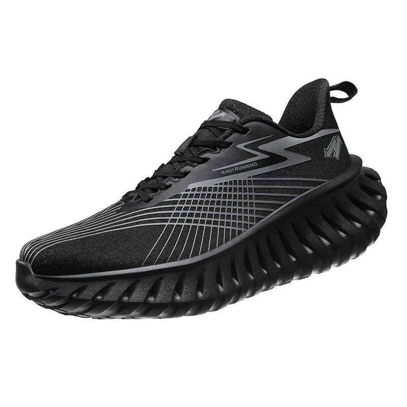 Unisex Breathable Running Sneakers – Lightweight Flyknit Trainers | A526