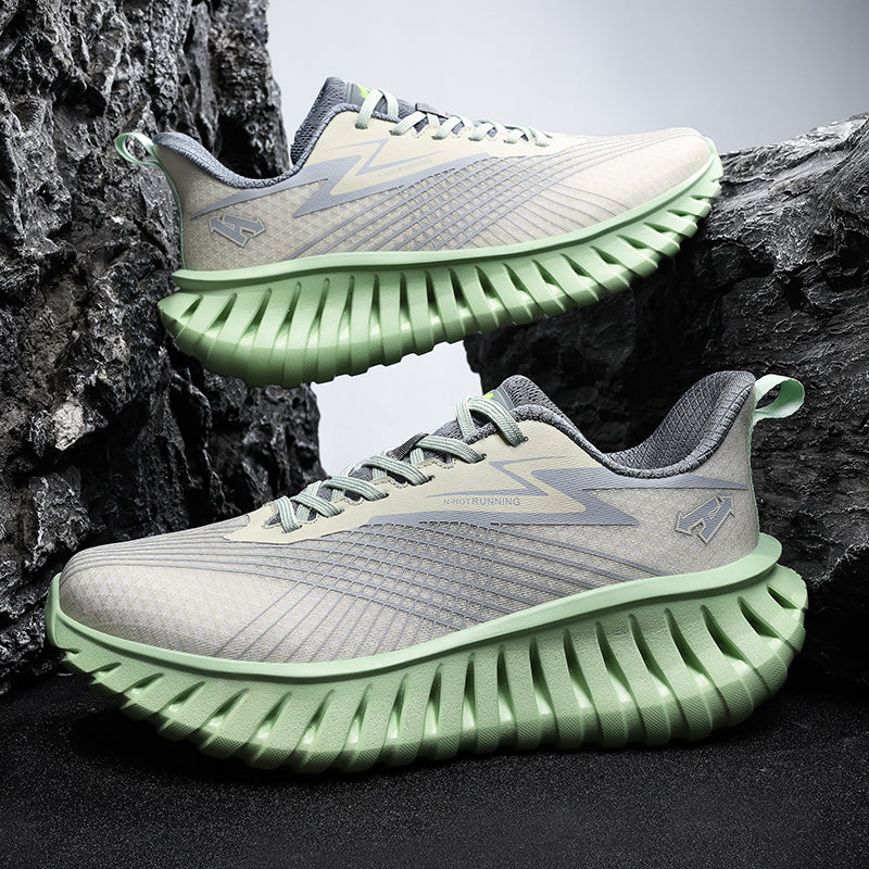 Unisex Breathable Running Sneakers – Lightweight Flyknit Trainers | A526