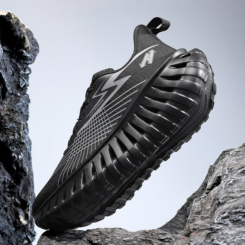 Unisex Breathable Running Sneakers – Lightweight Flyknit Trainers | A526