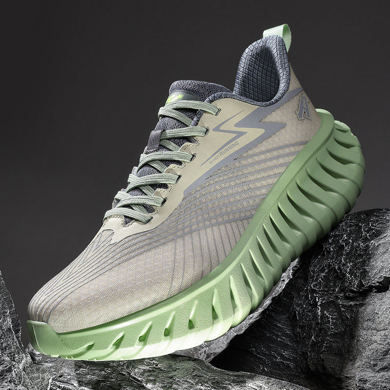 Unisex Breathable Running Sneakers – Lightweight Flyknit Trainers | A526