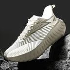 Unisex Breathable Running Sneakers – Lightweight Flyknit Trainers | A526