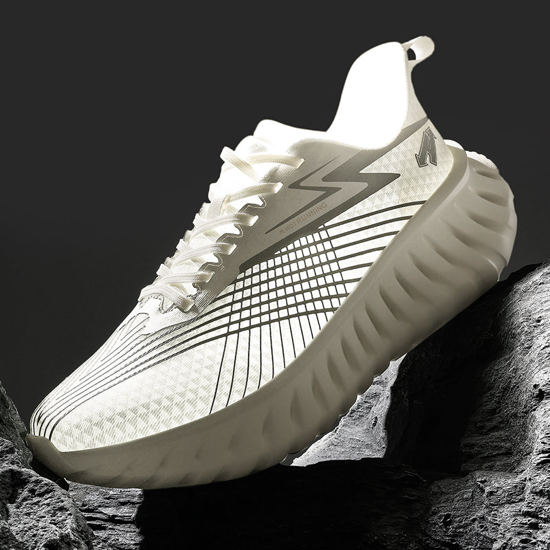 Unisex Breathable Running Sneakers – Lightweight Flyknit Trainers | A526