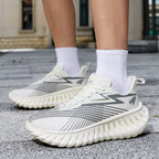 Unisex Breathable Running Sneakers – Lightweight Flyknit Trainers | A526