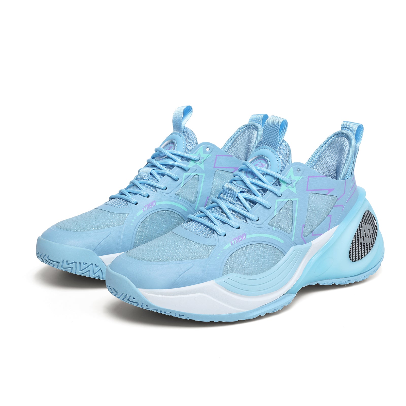 Men’s High-Performance Basketball Shoes – Seamless Knit Court Sneakers | A500