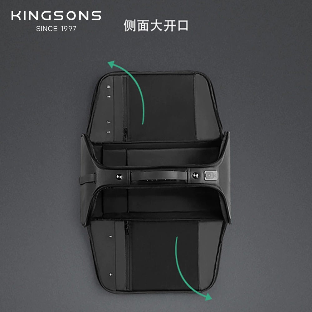 Kingsons TSA Anti-Theft Backpack – Cut-Resistant & Business Travel Bag | 9474