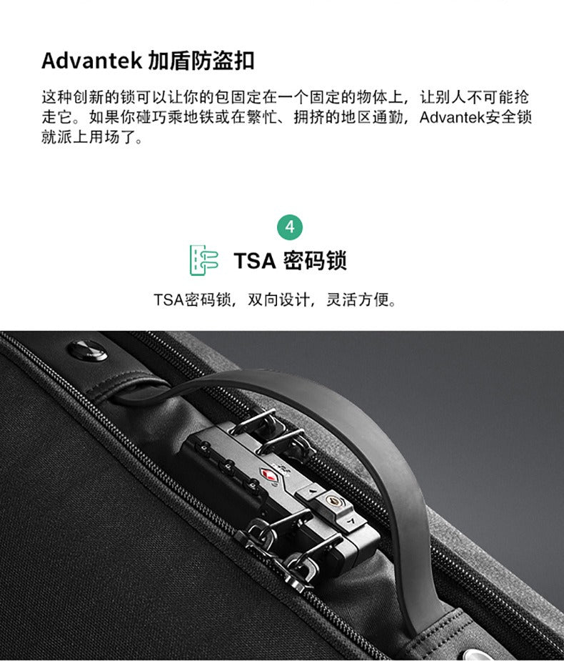 Kingsons TSA Anti-Theft Backpack – Cut-Resistant & Business Travel Bag | 9474