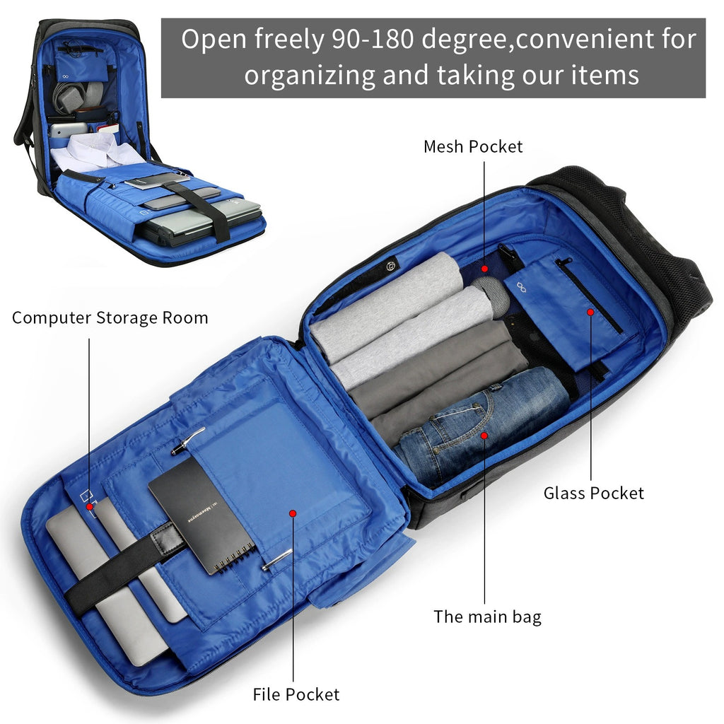 Kingsons KS3149W Anti-Theft Business Backpack – USB, TSA Lock, Waterproof | KS3149W